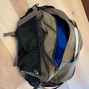 Stylish Tan and Black Women's hip Backpack